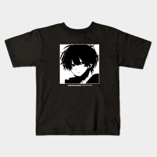 Japanese Sad Boy Anime Manga Aesthetic #3 Kids T-Shirt